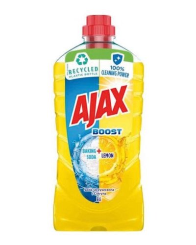 Ajax na podlahy Boost Baking 1 l Soda & Lemon (žltý) 