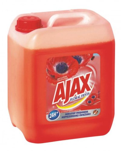 Ajax na podlahy Floral Fiesta 5 l Red Flowers (červený) 