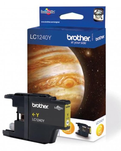 Atramentová náplň Brother LC-1240 pre DCP-J925DW/ MFC-J6510DW/J6910DW yellow (600 str.) 