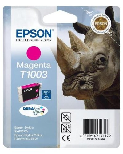 Atramentová náplň Epson C13T10034010 magenta pre SO B40W/BX600FW/BX610FW/BX310 (625 str.) 