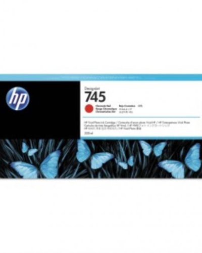 Atramentová náplň HP F9K06A HP 745 chromatic red (300 ml) pre DesignJet Z2600 PostScript/Z5600 PostScript