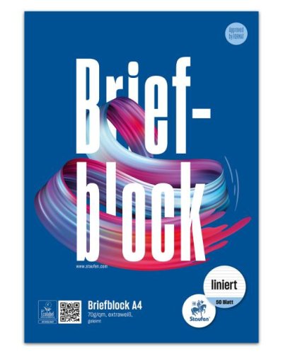 Blok poznámkový Format Werk Ursus A4 50 listov linajkový 70 g 