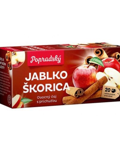 Čaj BOP ovocný jablko, škorica 20 x 2 g 