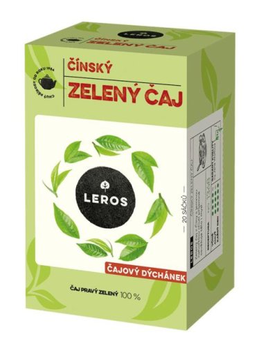 Čaj LEROS čínsky zelený Čajová chvíľka HB 20 x 2 g 
