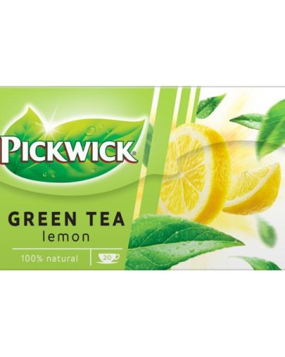 Čaj PICKWICK zelený s citrónom HB 20 x 2g 