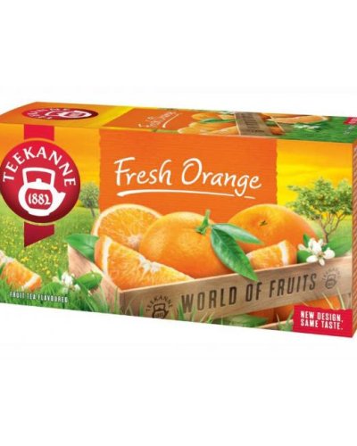 Čaj TEEKANNE ovocný Fresh Orange HB 20 x 2,25g 