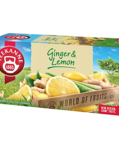 Čaj TEEKANNE ovocný Ginger & Lemon HB 20 x 1,75g 