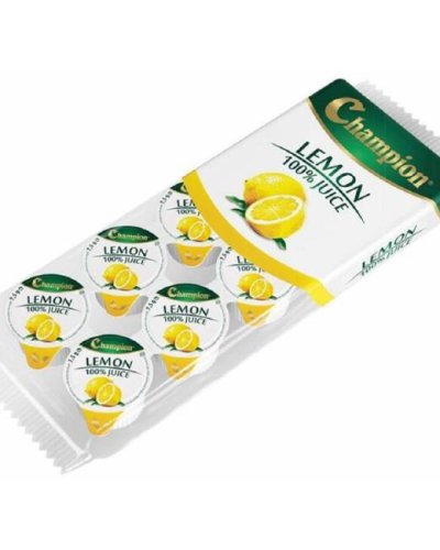 Citrónová šťava 100% Champion 10 ks x 7,5g kelímok 