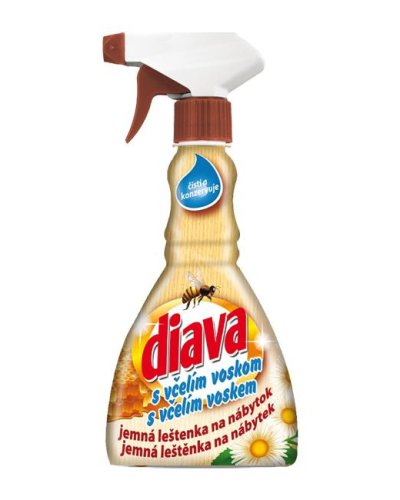 Diava leštenka na nábytok s včelím voskom 330 ml 
