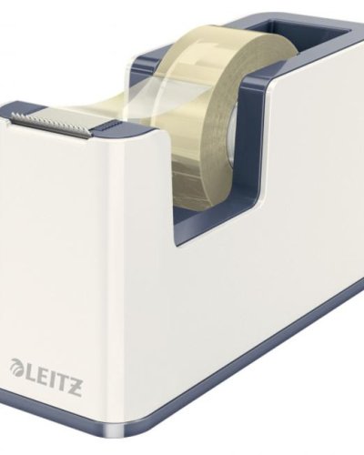 Dispenzor s páskou Leitz WOW biely/sivý 