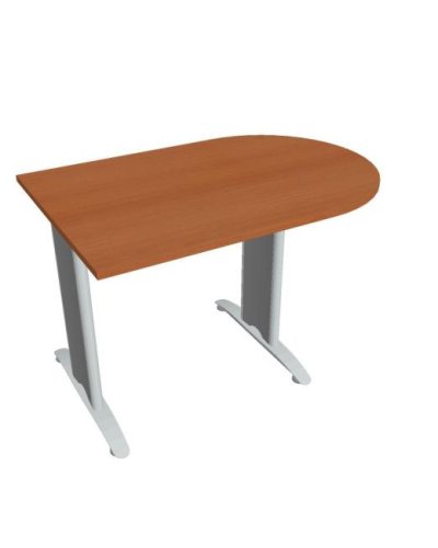 Doplnkový stôl Flex, 120x75,5x80 cm, čerešňa/kov 