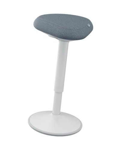 Ergonomická balančná stolička Leitz Ergo na státie, svetlosivá 