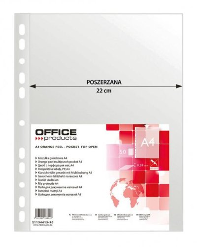 Euroobal Office Products A4 maxi extra široký matný 90mic 50ks v sáčku 