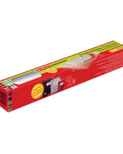 Flexibilný obal na knihy a zošity Herlitz easy.cover, 5 ks, v krabičke 