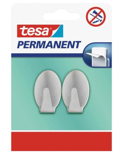 Háčiky Tesa nerezové 2ks 