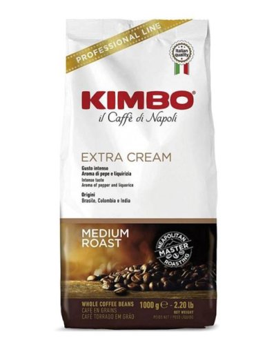 Káva KIMBO Espresso Bar Extra Cream, zrnková 1 kg 