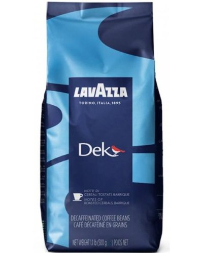 Káva LAVAZZA DEK bezkofeínová, zrnková, 500g 