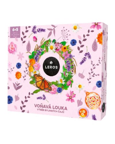 Kolekcia čajov LEROS Voňavá lúka 6 x 5 vrecúšok, 43g 
