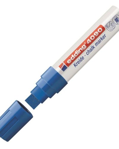 Kriedový popisovač edding 4090 modrý 