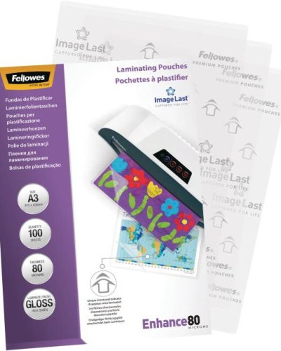 Laminovacie fólie Fellowes 303x426 /A3/ 80mic 