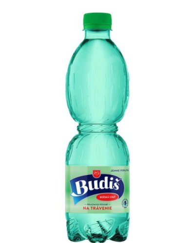 Minerálna voda Budiš jemne sýtená 12 x 0,5 ℓ 
