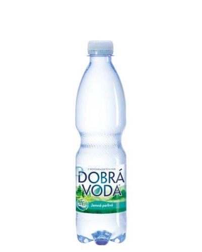 Minerálna voda Dobrá voda jemne sýtená 8 x 0,5 ℓ 