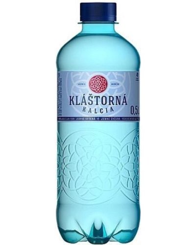 Minerálna voda Kláštorná Kalcia 12 x 0,5l jemne sýtená 