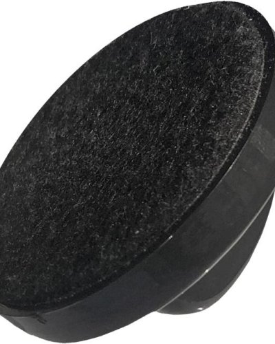 Mini stierka magnetická s držiakom na popisovač, čierna 