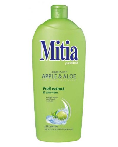 Mitia tekuté mydlo 1 l - Jablko&Aloe 