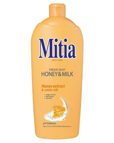 Mitia tekuté mydlo 1 l - Med&Mlieko 