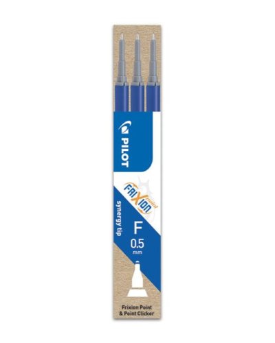 Náhradná náplň do gumovacieho rollera PILOT Frixion Point 0,5 mm modrá 3ks 
