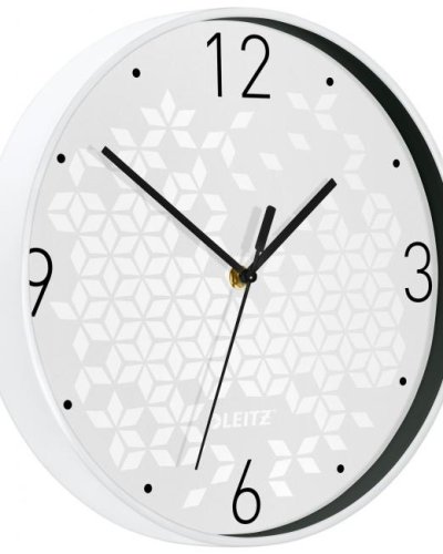 Nástenné hodiny Leitz WOW biela 