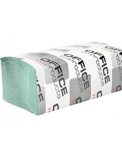 Papierové utierky Office Products ZZ 1-vrstvové zelené recykel (20 bal.) 4000 útržkov 