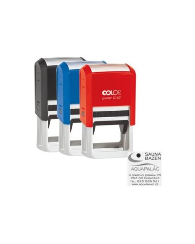 Pečiatka Colop Printer Q43 43x43mm - odtlačok zelený 