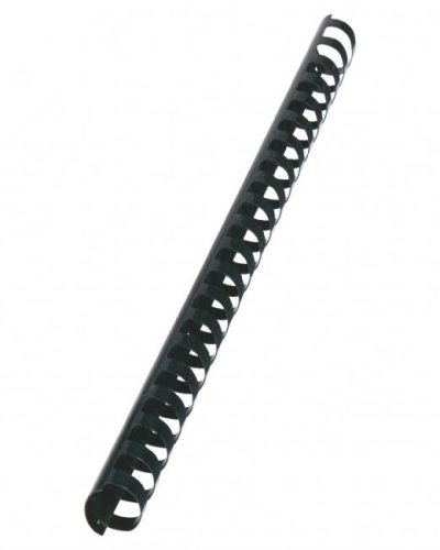 Plastové hrebene GBC 21R 28mm čierne 