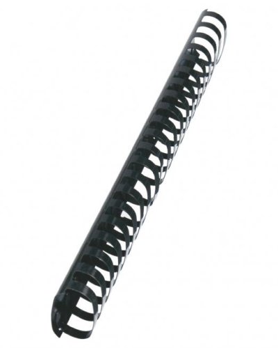 Plastové hrebene GBC 21R 51mm čierne 