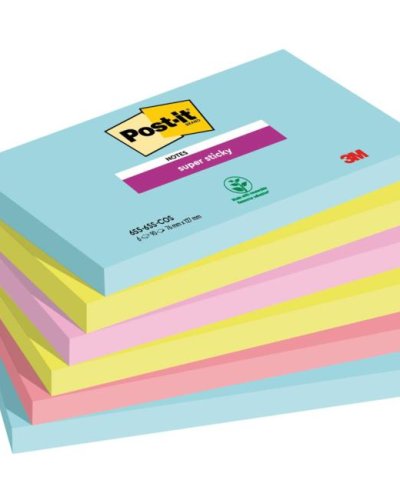 Samolepiaci bloček Post-it Super Sticky COSMIC 76x127mm 