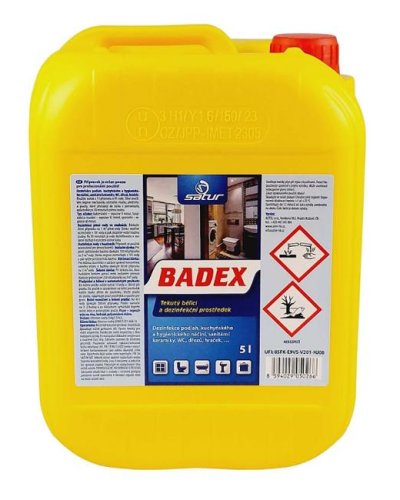 Satur Badex dezinfekčný a bieliaci prípravok 5l 