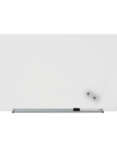 Sklenená tabuľa Nobo Diamond biela 680x380 mm 