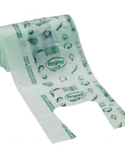 Taška kompostovateľné BioBag na nákup 42 x 34 cm 300 ks 