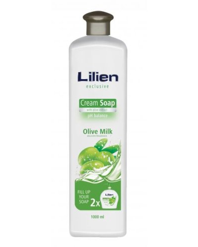 Tekuté mydlo krémove Lilien 1l Oliva milk 