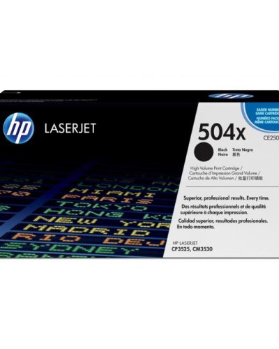 Toner HP CE250X HP 504X black (10.500 str.) pre Color LaserJet CM3530/CP3525