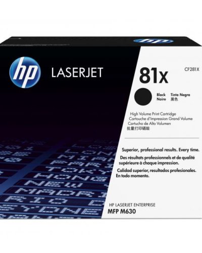 Toner HP CF281X HP 81X black (25.000 str.) pre LaserJet Enterprise M605/M606/M630