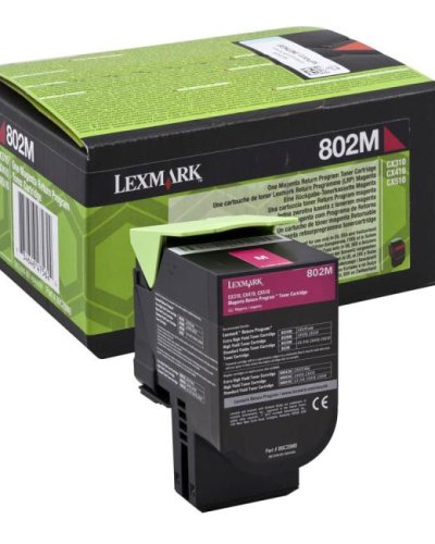 Toner Lexmark 802M magenta (1.000 str.) pre CX310/CX410/CX510