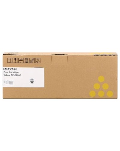 Toner Ricoh Typ SPC220E pre SP C220/C221/C222/C240 yellow (2.000 str.) 