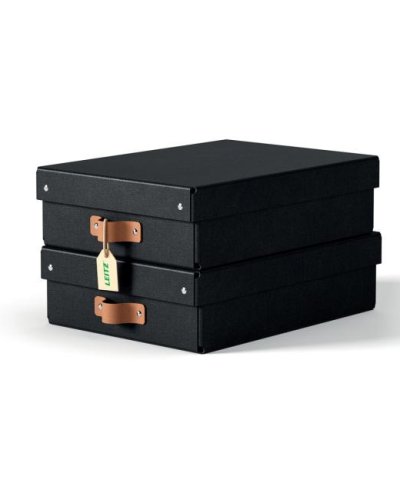Úložný box Leitz Puro, kartón, veľkosť M nízky, 2ks 