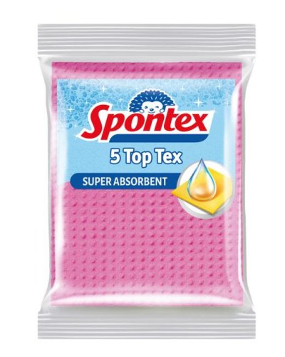 Utierka hubková Spontex 5 Top Tex 5 kusov 