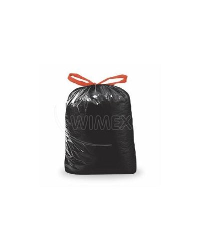 Vrecia zaťahovacie 120 ℓ LDPE 70 x 100 cm, 38 mic. čierne (10 ks) 
