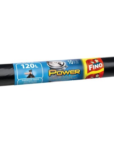 Vrecia zaväzovacie FINO Power 120 ℓ, 40 mic., 70 x 110 cm, čierne (10 ks) 