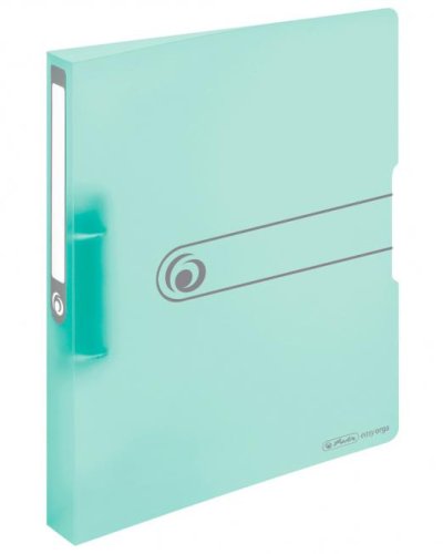 Zakladač 2-krúžkový Herlitz PP 2,5cm transparentný mint 